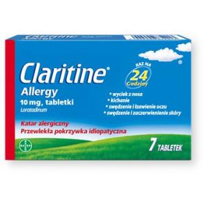 Claritine Allergy, 10 mg, tabletki, 7 szt. - zdjęcie produktu