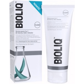 Bioliq Clean, żel do mycia 3 w 1 do twarzy ciała i włosów, 180 ml - zdjęcie produktu