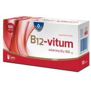 B12-Vitum, 100 µg, 100 kaps. - zdjęcie produktu