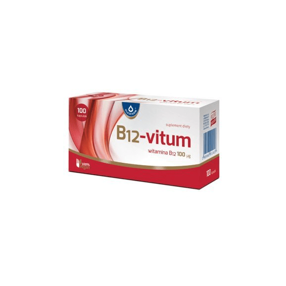 B12-Vitum, 100 µg, 100 kaps. - zdjęcie produktu