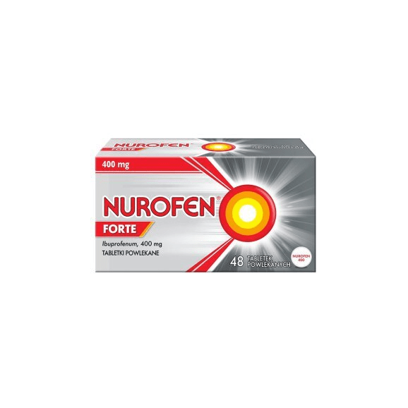 Nurofen Forte, 400 mg, tabletki powlekane, 48 szt. - zdjęcie produktu