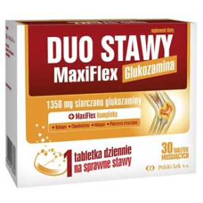 Duo Stawy MaxiFlex Glukozamina, tabletki musujące, 30 szt. - zdjęcie produktu