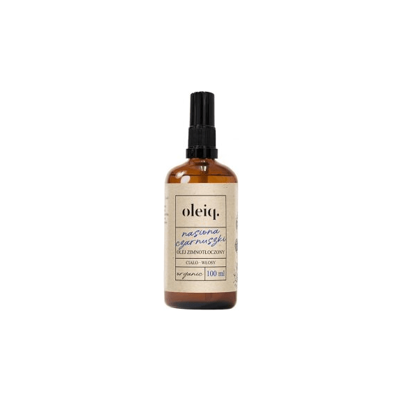 Oleiq, olej zimnotłoczony do ciała i włosów z nasion czarnuszki, 100 ml - zdjęcie produktu