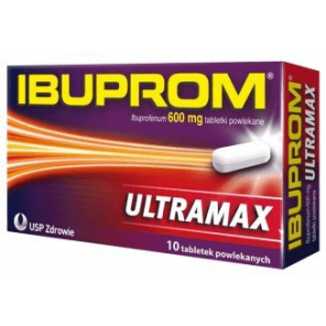 Ibuprom Ultramax 600 mg, 10 tabl. powlekanych - zdjęcie produktu
