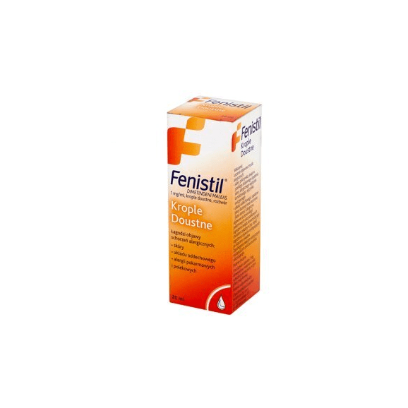 Fenistil 1 mg/ ml, krople doustne, 20 ml - zdjęcie produktu