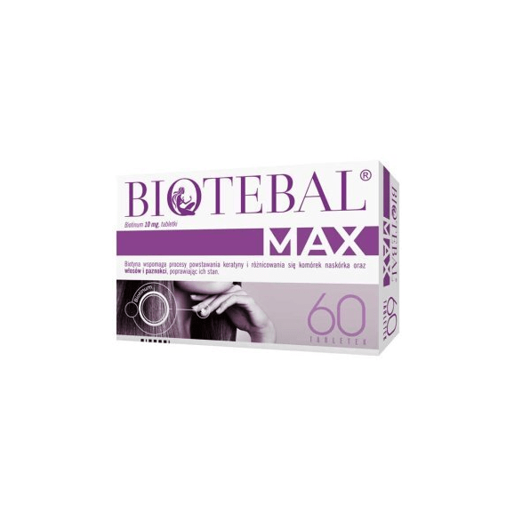 Biotebal Max 10 mg, tabletki, 60 szt. - zdjęcie produktu