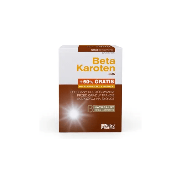 Beta Karoten Sun, 90 kaps. - zdjęcie produktu
