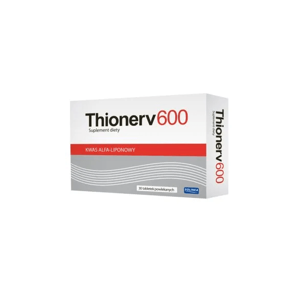 Thionerv 600 mg, 30 tabletek powlekanych - zdjęcie produktu