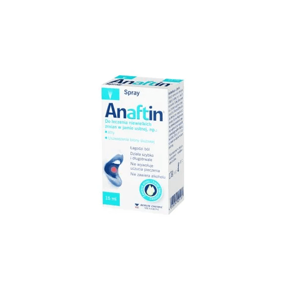 Anaftin, spray na afty, 15 ml - zdjęcie produktu