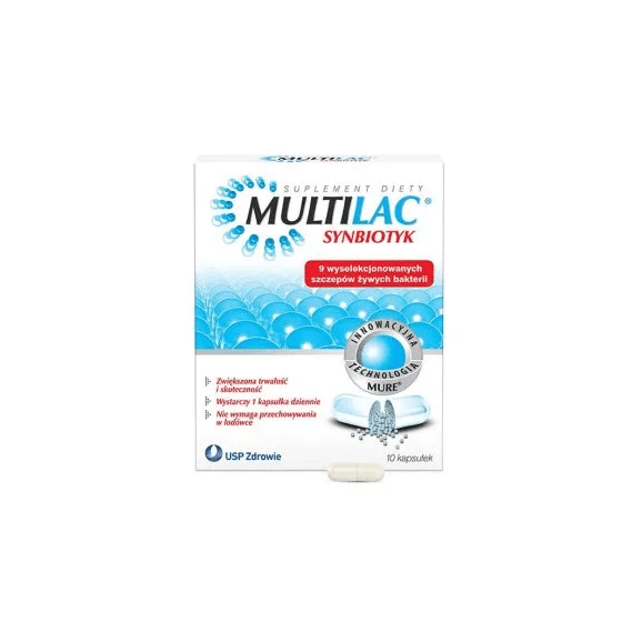 Multilac Synbiotyk, 10 kaps - zdjęcie produktu