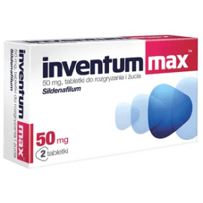 Inventum Max, 50 mg, tabletki do rozgryzania i żucia, 2 szt. - zdjęcie produktu