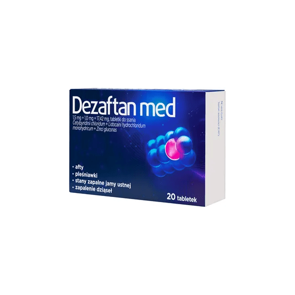 Dezaftan med, 20 tabl. do ssania - zdjęcie produktu