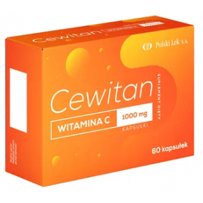 Cewitan Witamina C 1000 mg, kapsułki, 60 szt. - zdjęcie produktu