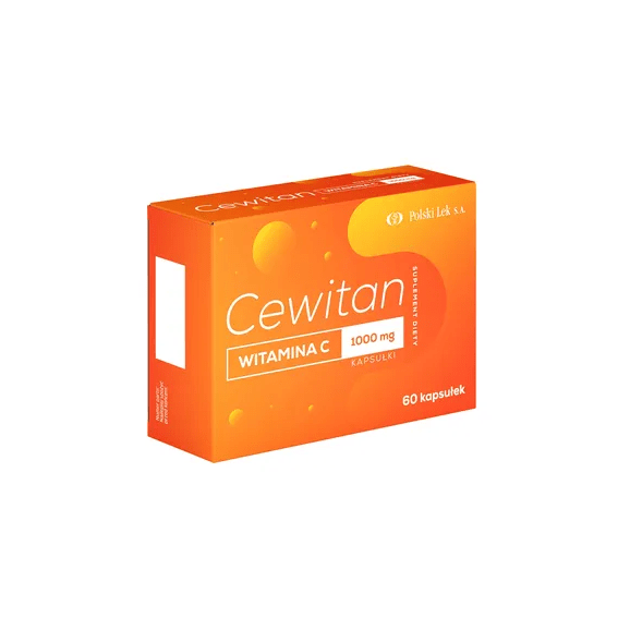 Cewitan Witamina C 1000 mg, kapsułki, 60 szt. - zdjęcie produktu