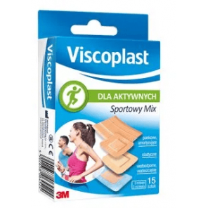 Plastry Viscoplast, Sportowy Mix, 15 szt. - zdjęcie produktu