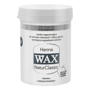 WAX Pilomax Natur Classic Henna, maska regenerująca do włosów ciemnych, 240 ml - zdjęcie produktu