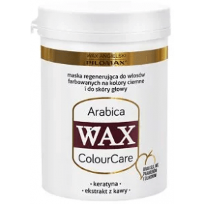 WAX Pilomax, Colour Care, Arabica, maska regenerująca do włosów farbowanych ciemnych, 240 ml - zdjęcie produktu