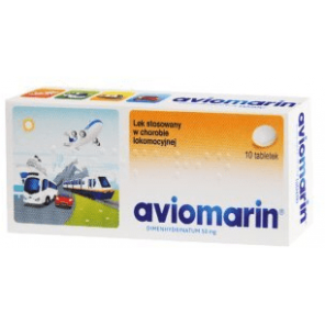 Aviomarin, 50 mg, tabletki, 10 szt. - zdjęcie produktu