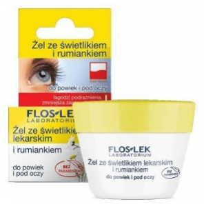 FlosLek Laboratorium Pielęgnacja Oczu, żel ze świetlikiem lekarskim i rumiankiem, 10 g - zdjęcie produktu