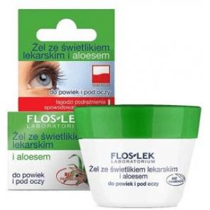 FlosLek Laboratorium Pielęgnacja Oczu, żel ze świetlikiem lekarskim i aloesem, 10 g - zdjęcie produktu
