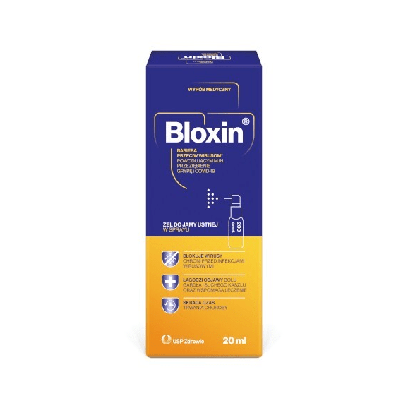 Bloxin, żel do jamy ustnej, spray, 20 ml - zdjęcie produktu