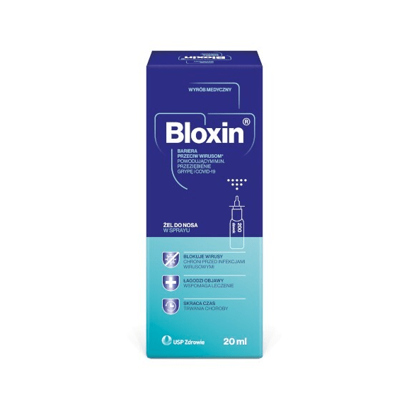 Bloxin, żel do nosa, spray, 20 ml - zdjęcie produktu