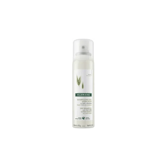 Klorane, ultrałagodny suchy szampon z mleczkiem z owsa, do wszystkich rodzajów włosów, 150 ml - zdjęcie produktu