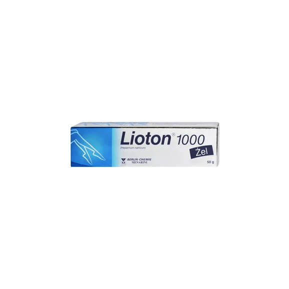 Lioton 1000, 8,5 mg (1000 j.m.)/g, żel, 50 g - zdjęcie produktu