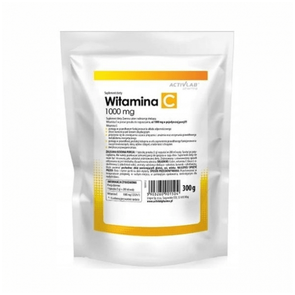 Activlab Pharma, Witamina C 1000 mg, proszek, 300 g - zdjęcie produktu