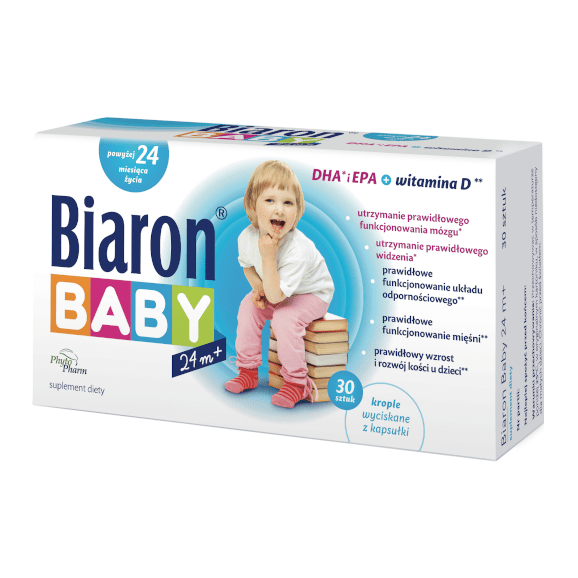 Bioaron Baby DHA powyżej 24. miesiąca życia, 30 kapsułek twist-off - zdjęcie produktu