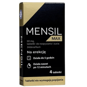 Mensil Max 50 mg, 4 tabletki do żucia - zdjęcie produktu