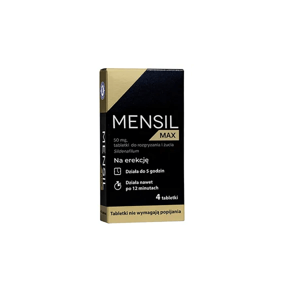 Mensil Max 50 mg, 4 tabletki do żucia - zdjęcie produktu