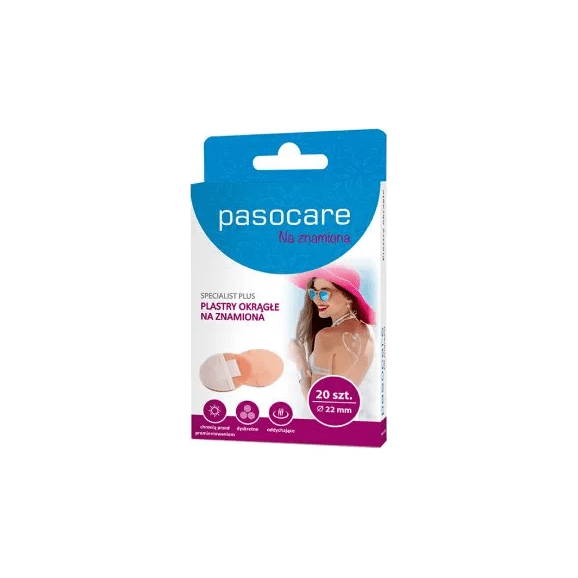 Pasocare Specialist Plus, plastry okrągłe na znamiona, 22 mm, 20 szt. - zdjęcie produktu