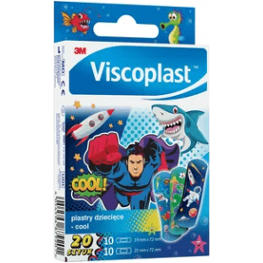 Viscoplast Cool, plastry dla dzieci, 20 szt. - zdjęcie produktu