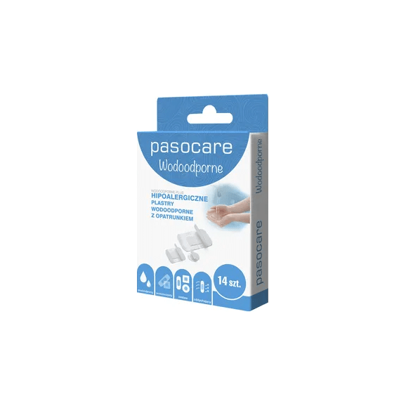 Pasocare, plastry wodoodporne Plus, 14 szt. - zdjęcie produktu