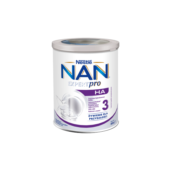 Nestle NAN Expert Pro HA 3, hypoalergiczne mleko modyfikowane dla dzieci po 1 roku, 800 g - zdjęcie produktu