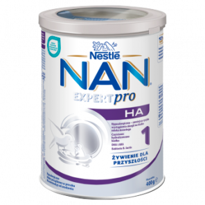 Nestle NAN Expert Pro HA 1, hypoalergiczne mleko początkowe dla niemowląt od urodzenia, 400 g - zdjęcie produktu