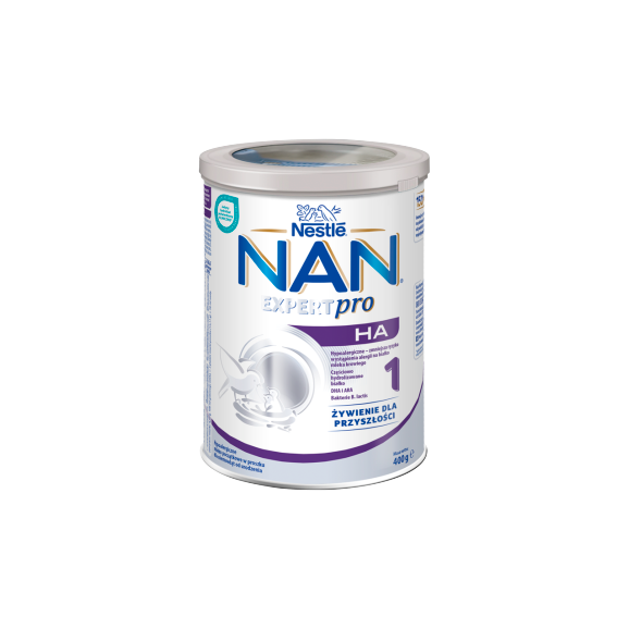 Nestle NAN Expert Pro HA 1, hypoalergiczne mleko początkowe dla niemowląt od urodzenia, 400 g - zdjęcie produktu