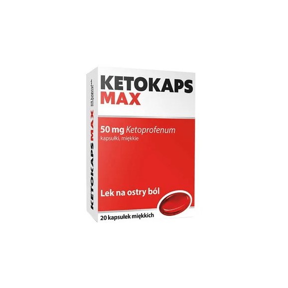 Ketokaps Max 50 mg, 20 kapsułek miękkich - zdjęcie produktu
