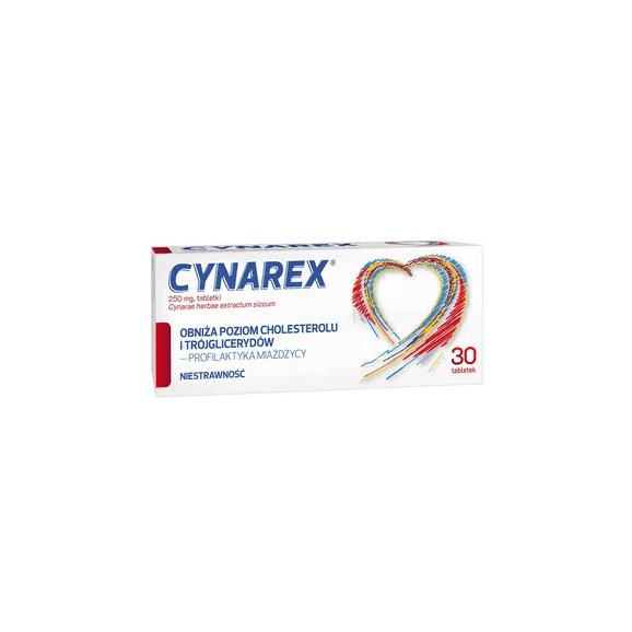 Cynarex, tabletki, 250 mg, 30 szt. - zdjęcie produktu