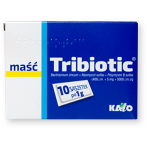 Tribiotic, maść, 1 g, 10 saszetek - zdjęcie produktu
