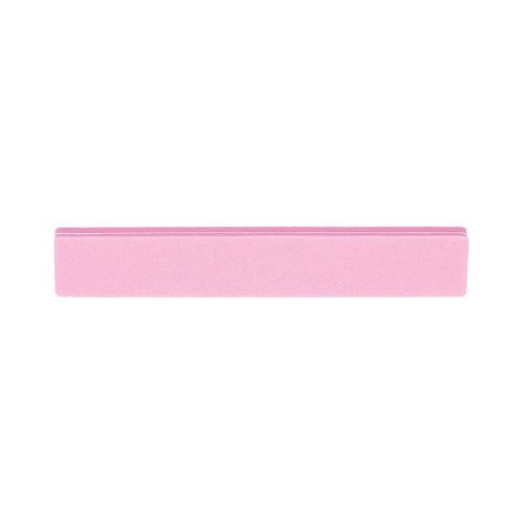Blok polerski Tools For Beauty dwustronny, prosty, różowy, 100/180 - zdjęcie produktu
