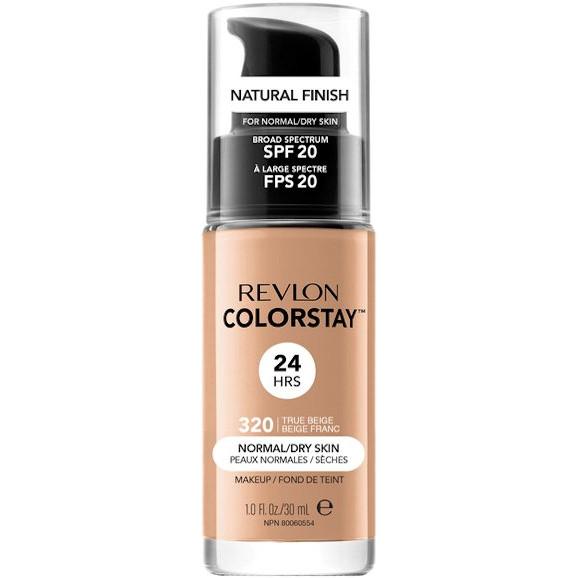 Podkład w płynie Revlon ColorStay For Normal/Dry Skin SPF 20 320 TRUE BEIGE - zdjęcie produktu