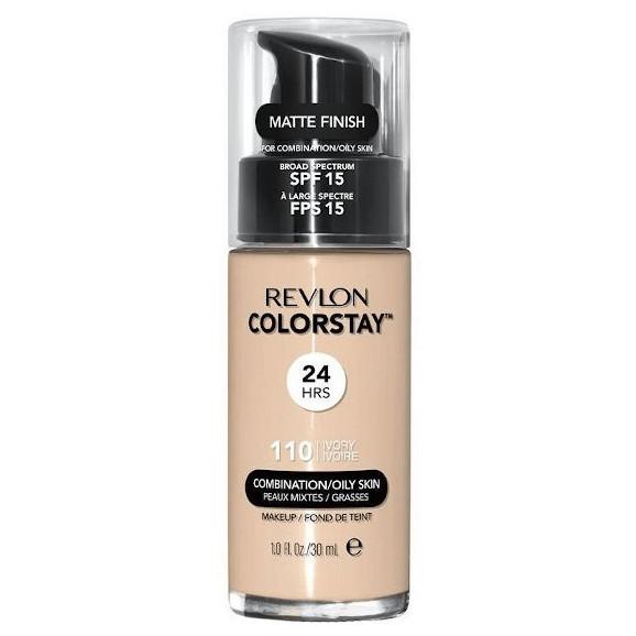 Podkład w płynie Revlon ColorStay For Combination/Oily Skin SPF 15 110 IVORY Podkład w płynie Revlon ColorStay For Combination/Oily Skin SPF 15 110 IVORY - zdjęcie produktu