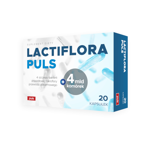 Lactiflora Puls, probiotyk, 20 kaps. - zdjęcie produktu