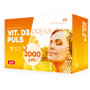 Vitamina D3 Premium PULS 2000jm, kapsułki, 60 szt. - zdjęcie produktu