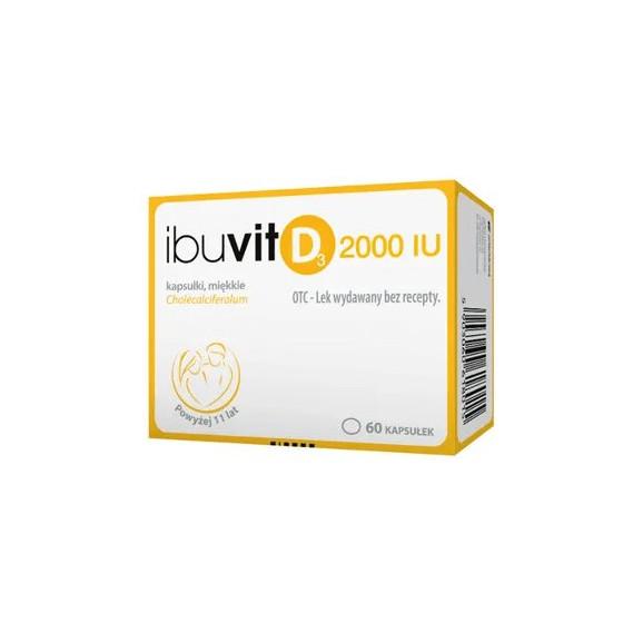 Ibuvit D3 2000 IU, kapsułki miękkie, 60 szt. - zdjęcie produktu