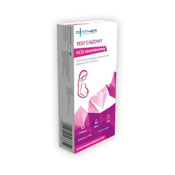 Test Diather Ciążowy Ultraczuły strumieniowy, 1 szt. - zdjęcie produktu