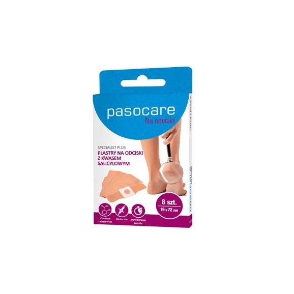 Pasocare Specialist Plus, plastry na odciski z kwasem salicylowym, 8 szt. - zdjęcie produktu