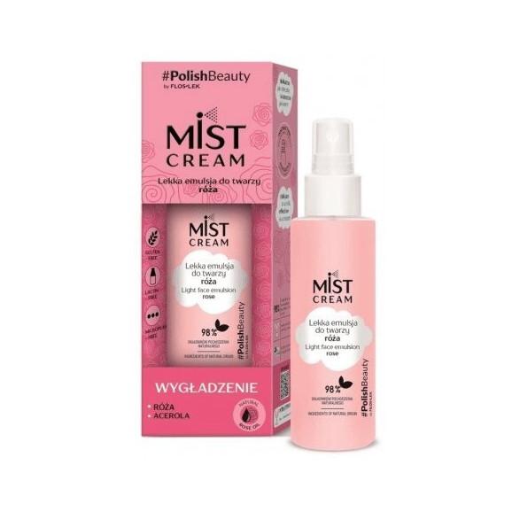 FlosLek Mist Cream, lekka emulsja do twarzy, róża, 110 ml - zdjęcie produktu